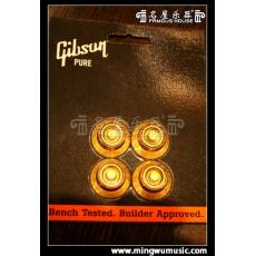 Gibson Top Hat Knobs - Gold 4/Pkg