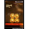 Gibson Top Hat Knobs - Gold 4/Pkg