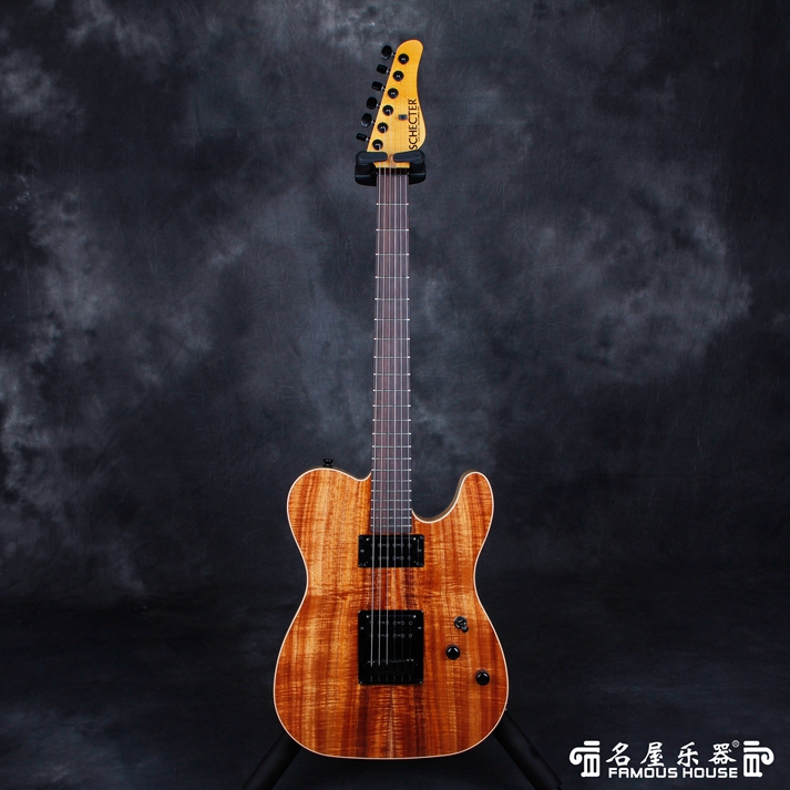 schecter pt custom natural koa