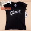Gibson T-Shirt Women's V Neck Large
