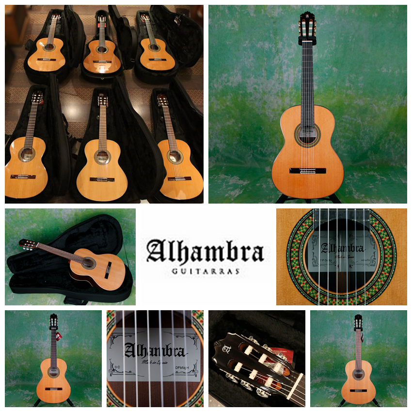 【名屋乐器】alhambra 11p,7p,3c等古典吉他到货!